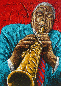 Sidney Bechet playing Clarinet