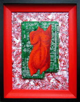 Acrylic on PCB